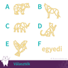 Kép 2/4 - Geometrikus állatok medál választék