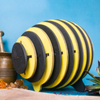 Kép 7/10 - Méhecske csíkos design asztali óra, több színben