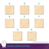 Kép 1/2 - Dekorálható négyzet fa tábla alap, több színben és méretben, 5 - 55 cm