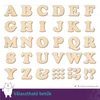 Kép 1/2 - Fa Betű Serif, több méretben és színben, 3 - 56 cm