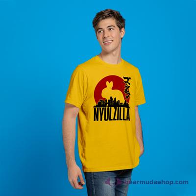 Nyúlzilla mintás férfi póló