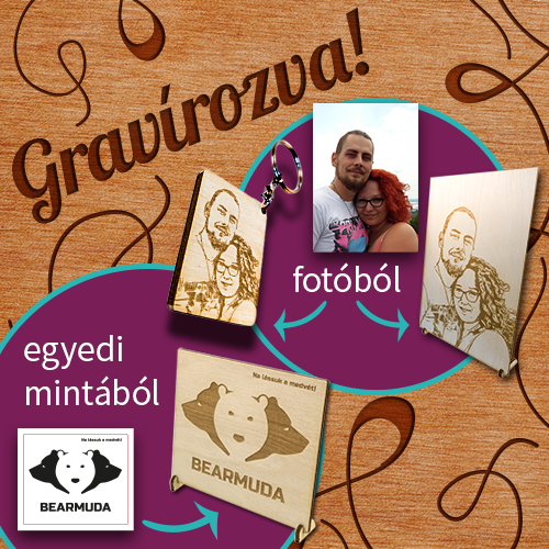 Gravírozás fotóból vagy egyedi mintából