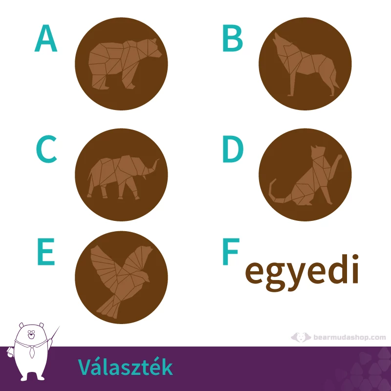 Geometrikus állat választék