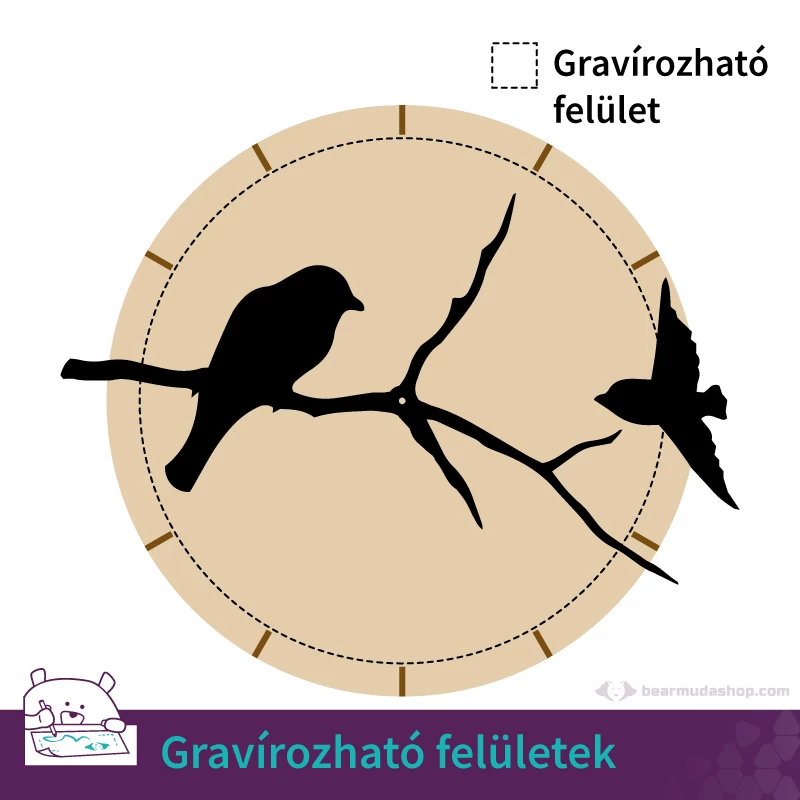 Gravírozható felületek